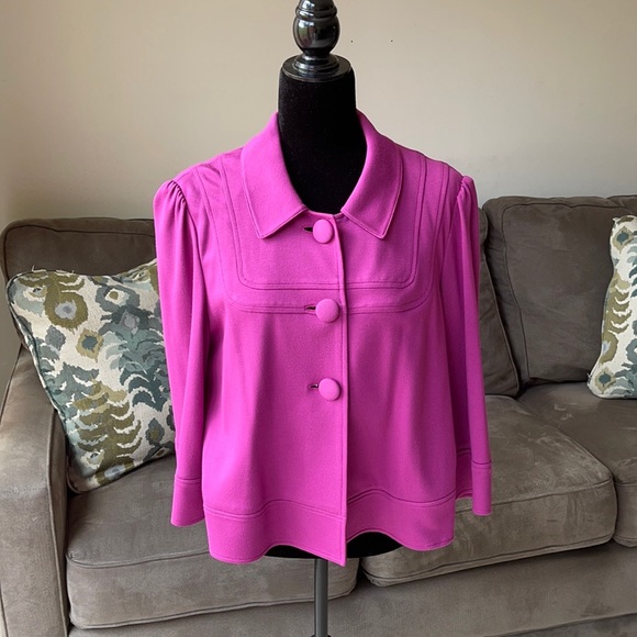 Style & Co. Jackets & Blazers - Style & Co Stretch Fuchsia Blazer